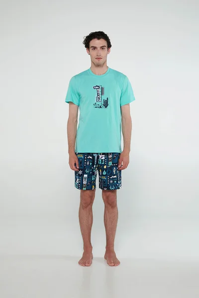Letní pohodlné pyžamo pro muže Vamp