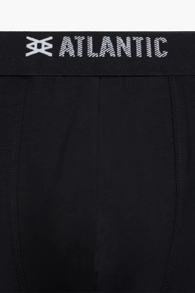 Atlantic 3-pack klasické dámské kalhotky - barva černá