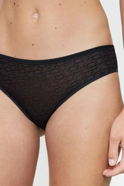 Elegantní černé kalhotky Triumph Signature Sheer Tai