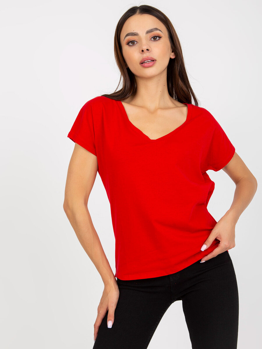 Dámské tričko B 400TF7 červená FPrice, L i523_2016103259625
