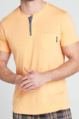 Pánské triko na spaní NO4D75 oranžová - Jockey