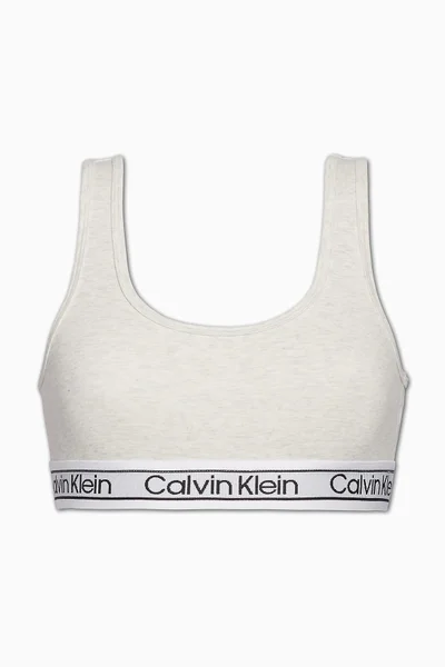 Dámská sportovní podprsenka R03 béžová - Calvin Klein