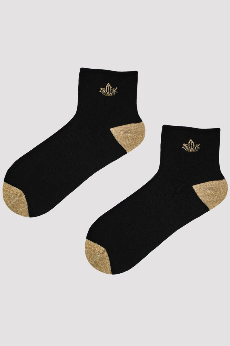Dámské ponožky s třpytivým vzorem od Noviti, bílá 35-38 i170_SB028-W-01-035038