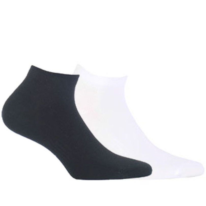 Hladké krátké dámské ponožky Ag+ Wola, černá 33/35 i170_W843N5999022G95