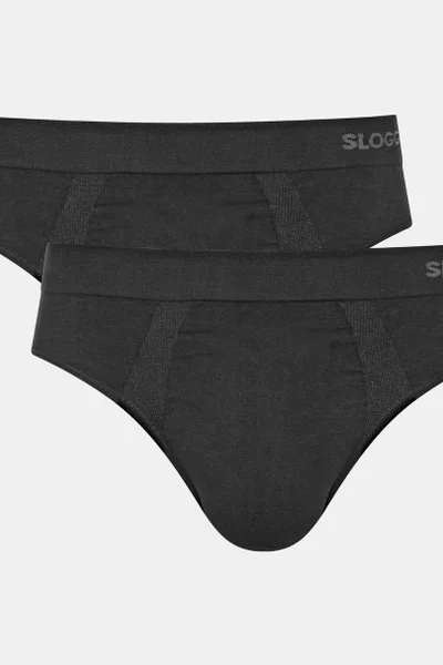 Pánské černé slipy Sloggi MEN GO SMOOTH BRIEF