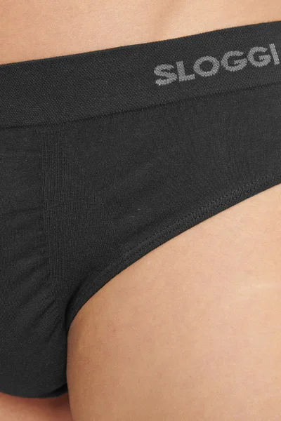 Pánské černé slipy Sloggi MEN GO SMOOTH BRIEF