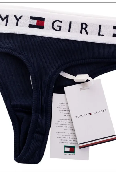 Dámská Tanga Tommy Hilfiger Námořnická Modrá