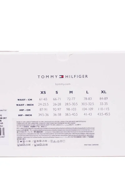 Tommy Hilfiger Tanga 3ks Černá - Dámské Kalhotky