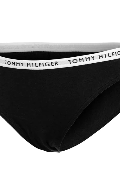 Tommy Hilfiger Tanga 3ks Černá - Dámské Kalhotky