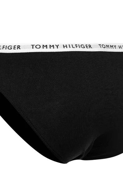 Tommy Hilfiger Tanga 3ks Černá - Dámské Kalhotky