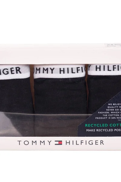 Tommy Hilfiger Tanga 3ks Černá - Dámské Kalhotky