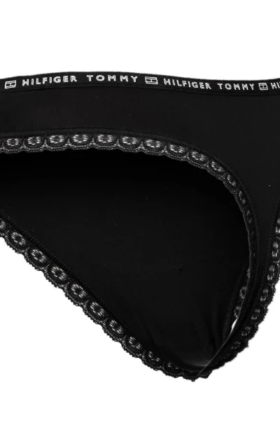 Tommy Hilfiger Tanga Set 3ks Černé Dámské Kalhotky