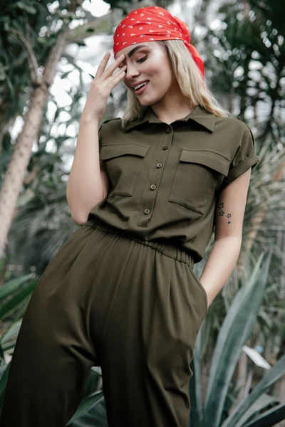 BeWear Dámská Safari Overal Khaki