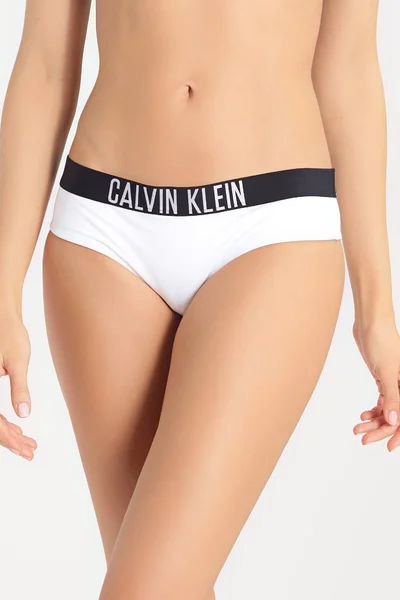 Dámské spodní díl plavek 493 bílá - Calvin Klein