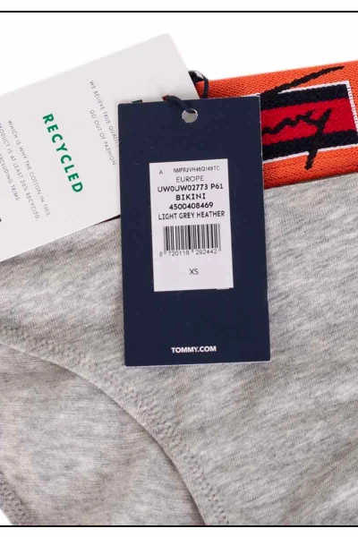 Dámské šedé tanga Tommy Jeans z recyklovaného materiálu Tommy Hilfiger Jeans