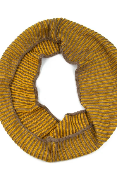 Teplá zimní snood čepice Hořčicově Zlatá - Art of Polo