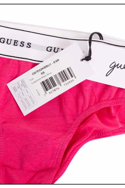 Guess Dámské Kalhotky Carrie Brief Fuchsiové