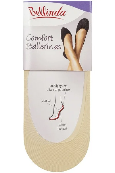 Balerínkové ponožky COMFORT BALLERINAS - BELLINDA - tělová