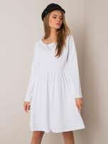 RUE PARIS Bílé melanžové šaty FPrice, M i523_2016102714101