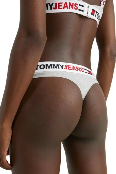 Dámská šedá tanga Tommy Hilfiger Jeans