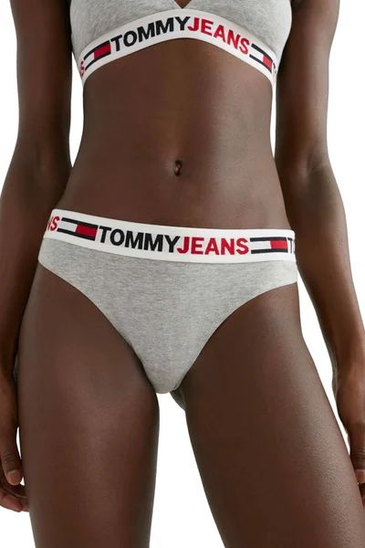 Dámská šedá tanga Tommy Hilfiger Jeans