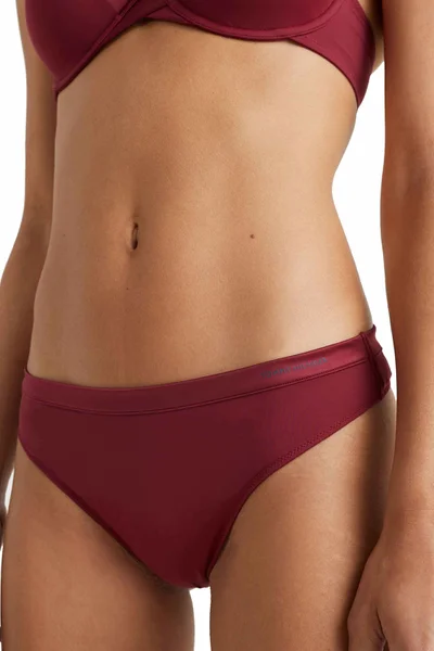 Dámská Tanga Tommy Hilfiger Burgundy