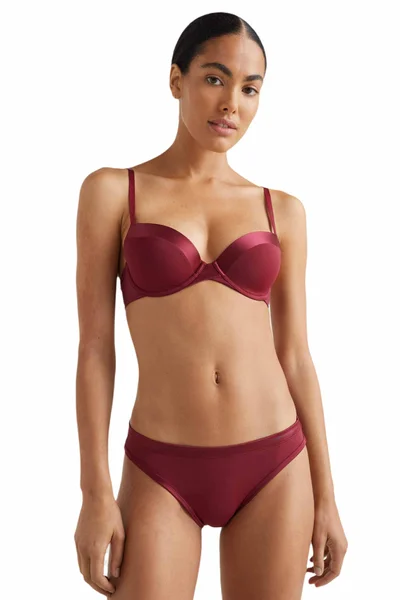 Dámské Tanga Tommy Hilfiger Claret