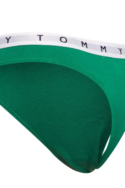 Tommy Hilfiger Dámská Tanga 3Pack Zelená/Růžová/Černá