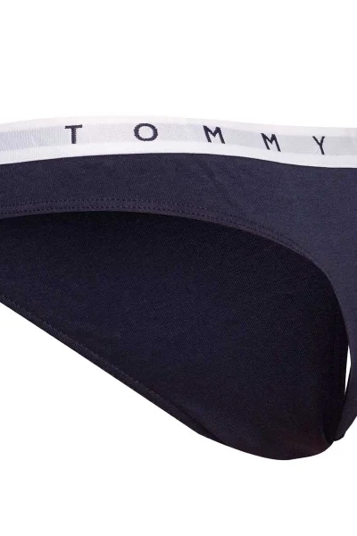 Tommy Hilfiger Dámská Tanga 3Pack Zelená/Růžová/Černá