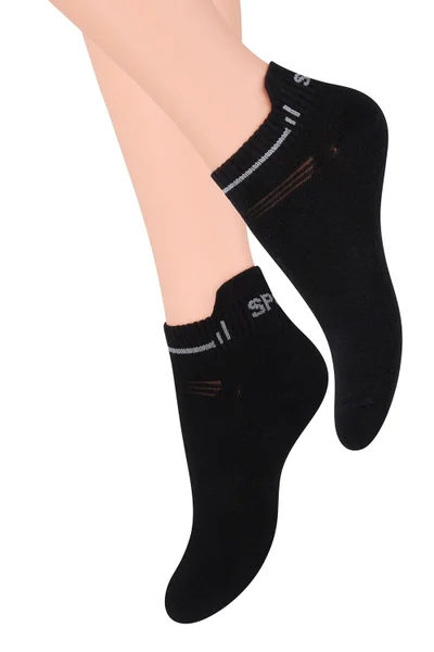 Ponožky Steven černé pro ženy model 050-007