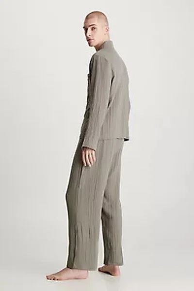 Pánské pyžamo L/S PANT SET  Calvin Klein