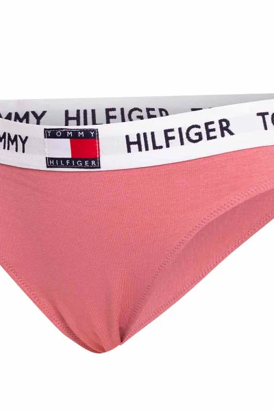 Dámská ekologická tanga Hilfiger prachově růžová Tommy Hilfiger