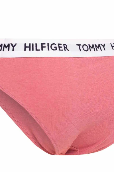 Dámská ekologická tanga Hilfiger prachově růžová Tommy Hilfiger