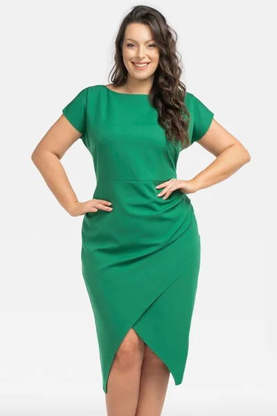 Elegantní plus size dámské šaty Karko