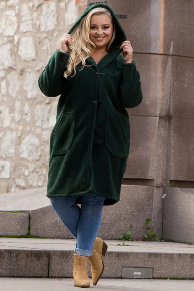 Dámský plášť plus size 0T9443 J9EAZ D55 Karko