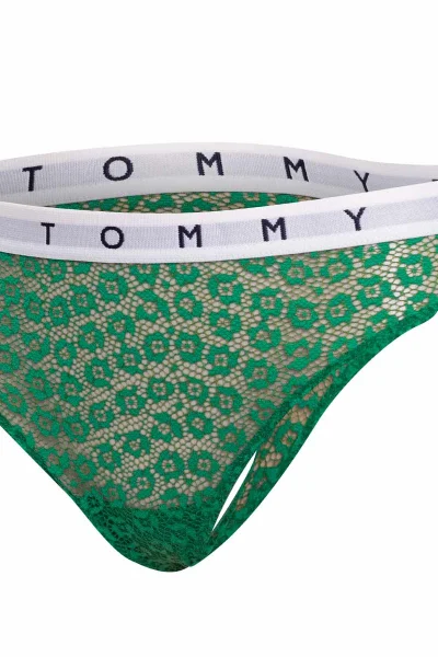 Tommy Hilfiger Tanga 3Pack - Žlutá/Zelená/Růžová