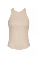 Dámské šedé tílko GO Ribbed Tank Top - Sloggi