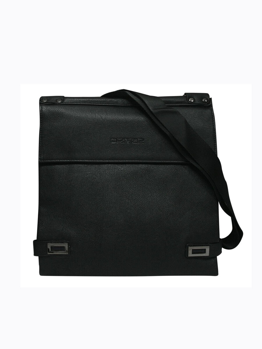 Pánská poštovní taška z ekologické kůže černá FPrice, jedna velikost i523_2016103072521