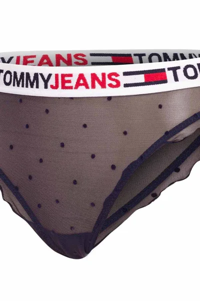 Dámská tanga Tommy Hilfiger - tmavě modrá Tommy Hilfiger Jeans