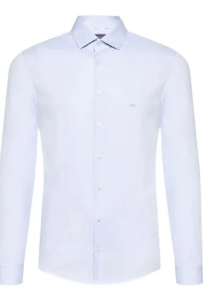 Modrá pánská košile Calvin Klein Slim Structure