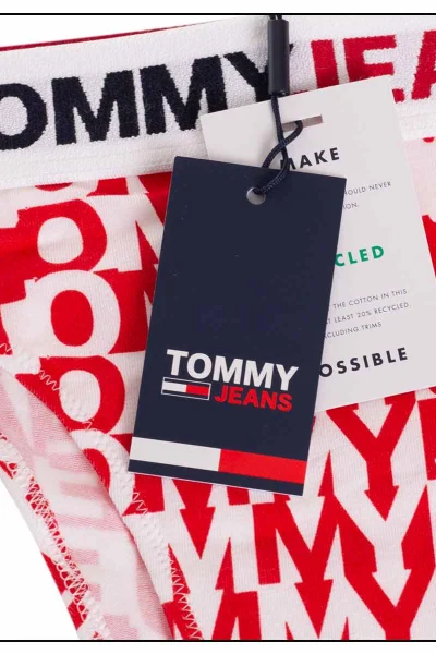 Tommy Hilfiger Brazilky Červeno-Bílé Tommy Hilfiger Jeans