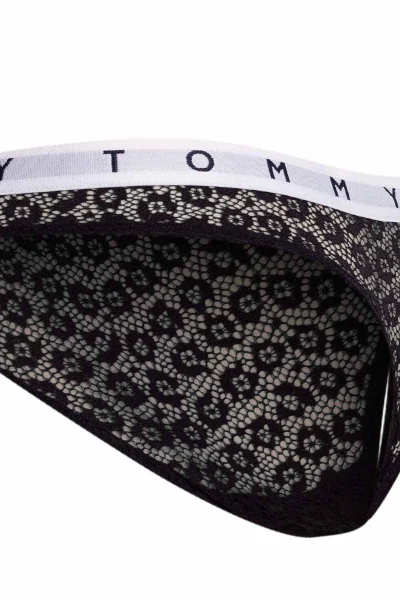 Tommy Hilfiger 3pack dámská tanga černá/růžová/modrá