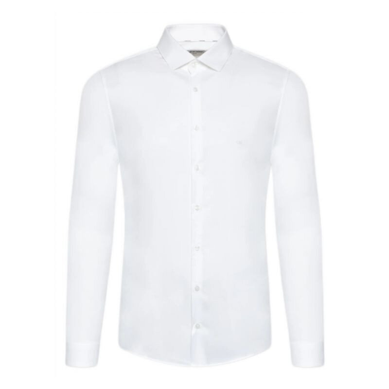 Košile Calvin Klein Slim Fit Structure bílá, 40 i476_89720720