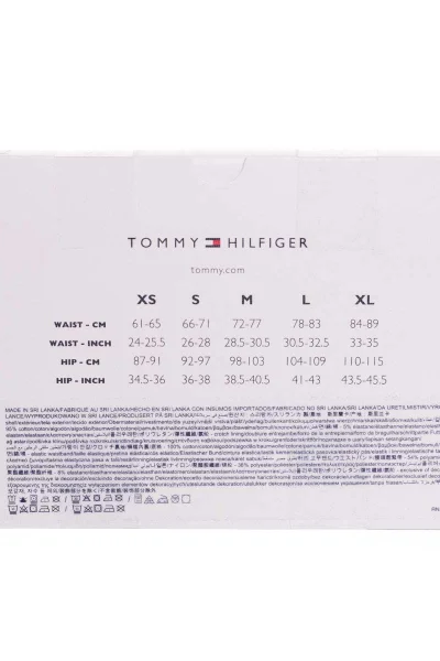 Tommy Hilfiger 3ks Dámské Tanga Červená/Růžová/Modrá