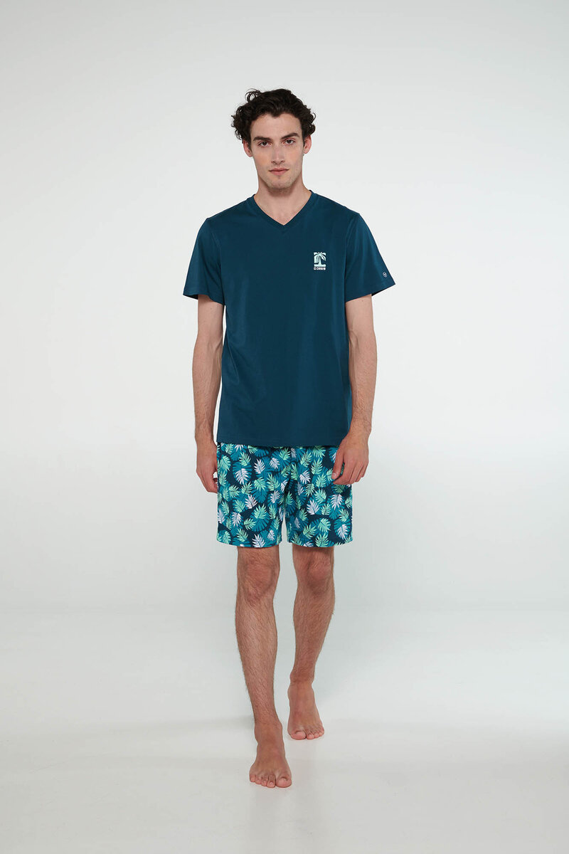 Vamp - Pyžamo s krátkými rukávy 20711 - Vamp, blue depths M i512_20711_651_3