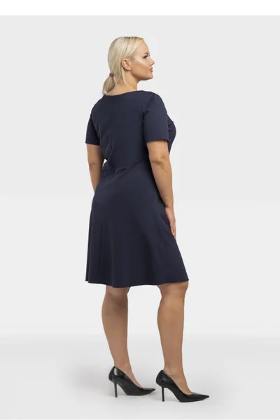 Karko Elegantní Pletené Šaty Lucy Plus Size