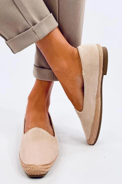 Elegantní letní espadrilky Inello z organického semiše