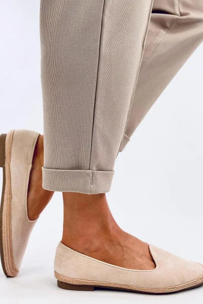 Elegantní letní espadrilky Inello z organického semiše