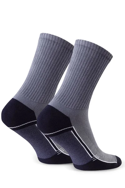 Komfortní pánské šedé ponožky Steven