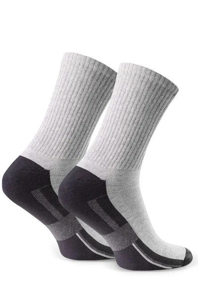 Komfortní pánské šedé ponožky Steven